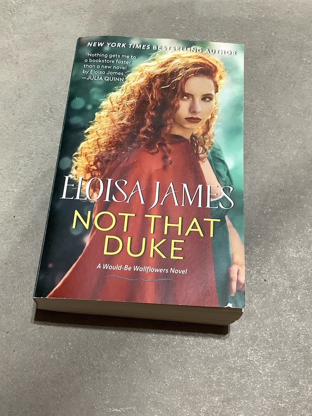 Eloisa James Not That Duke Paperback Novel